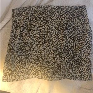 Animal Print Skirt